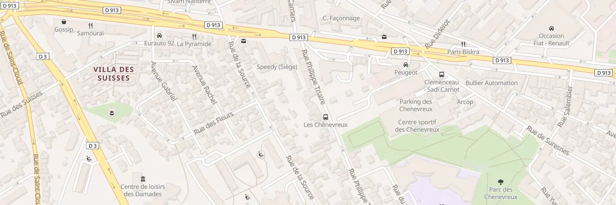 Plan du 26 Rue Philippe Triaire à Nanterre