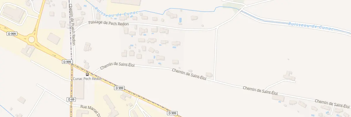 Plan du 110 Che Saint Eloi à Cunac