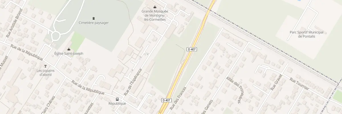 Plan du 79T Rue de la République à Montigny-lès-Cormeilles