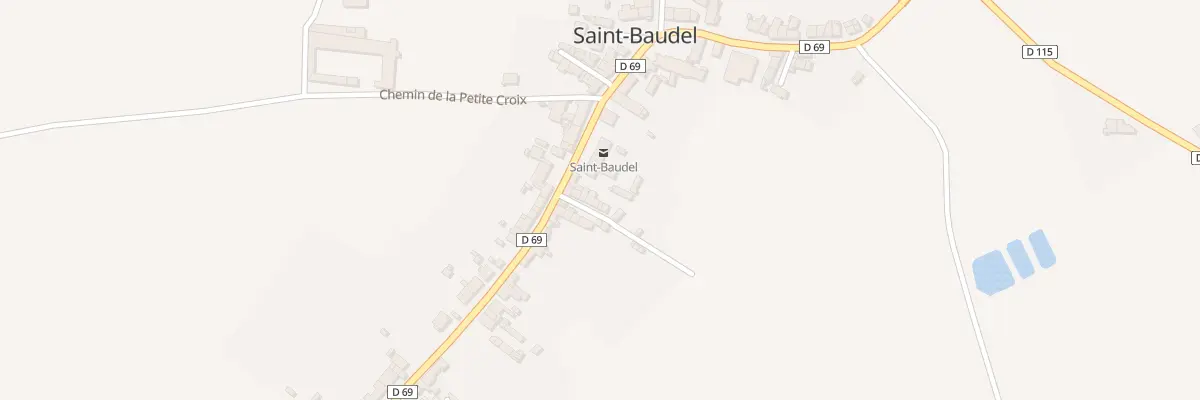 Plan du 60 Le Bourg à Saint-Baudel