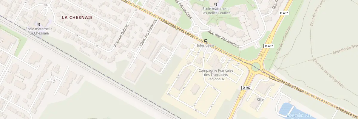 Plan du 59 Chs Jules Cesar à Beauchamp