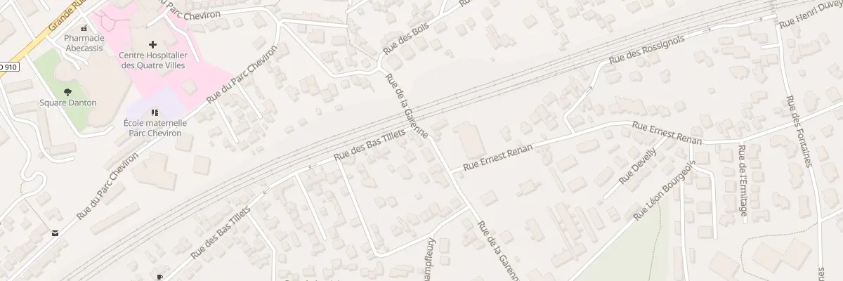 Plan du 28 Rue de la Garenne à Sèvres