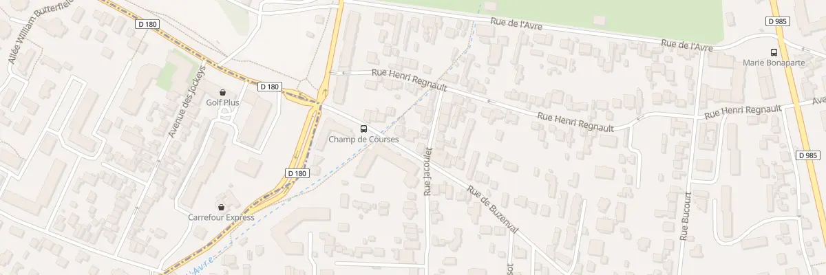 Plan du 86B Rue de Buzenval à Saint-Cloud