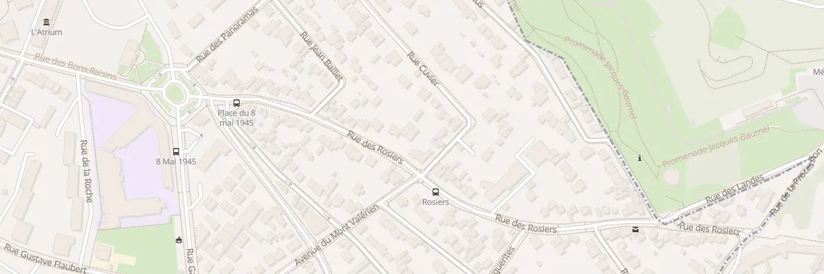 Plan du 55 Rue des Rosiers à Rueil-Malmaison