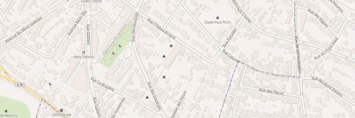 Plan du 68 Rue Chateaubriand à Rueil-Malmaison
