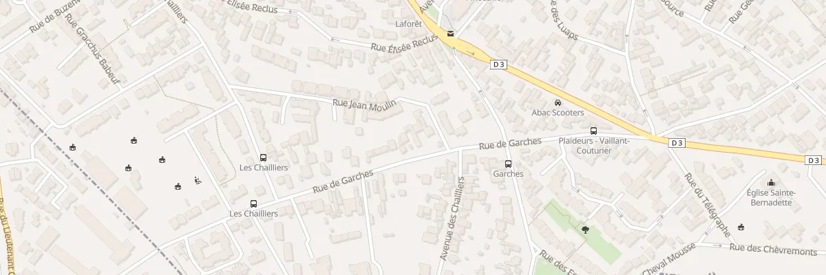 Plan du 60 Rue de Garches à Nanterre