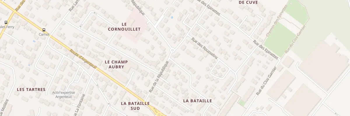 Plan du 93 Rue de la République à Cormeilles-en-Parisis