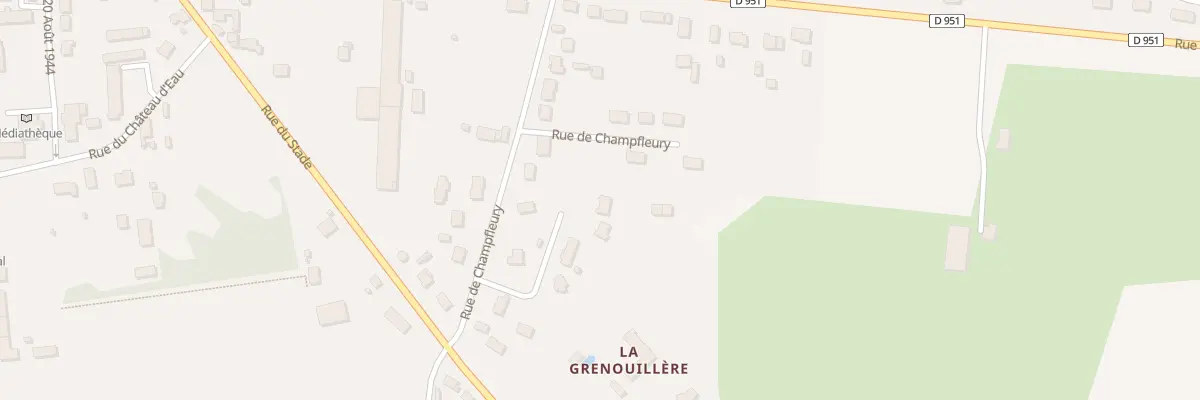 Plan du 19T Rue de Champfleury à Tigy