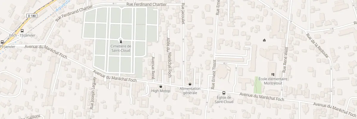 Plan du 3 Rue Jacoulet à Saint-Cloud