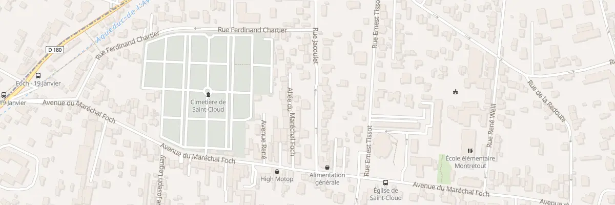 Plan du 3T Rue Jacoulet à Saint-Cloud