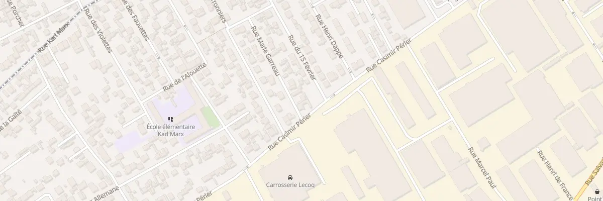 Plan du 4 Rue Marie Garreau à Bezons