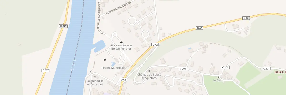 Plan du 6 Lot Comby à Boisse-Penchot