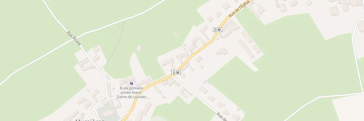 Plan du 11 Rue de l’Eglise à Humières