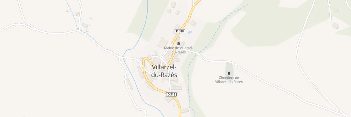 Plan du 5 Le Village à Villarzel-du-Razès