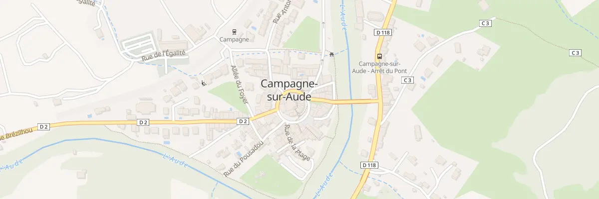 Plan du 1000 Prom du Château Fort à Campagne-sur-Aude