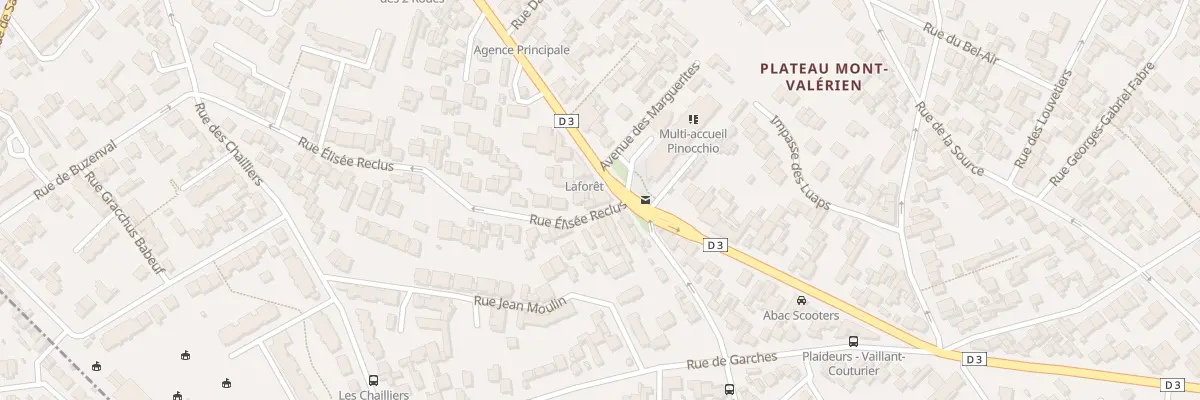 Plan du 202 Rue Paul Vaillant-Couturier à Nanterre