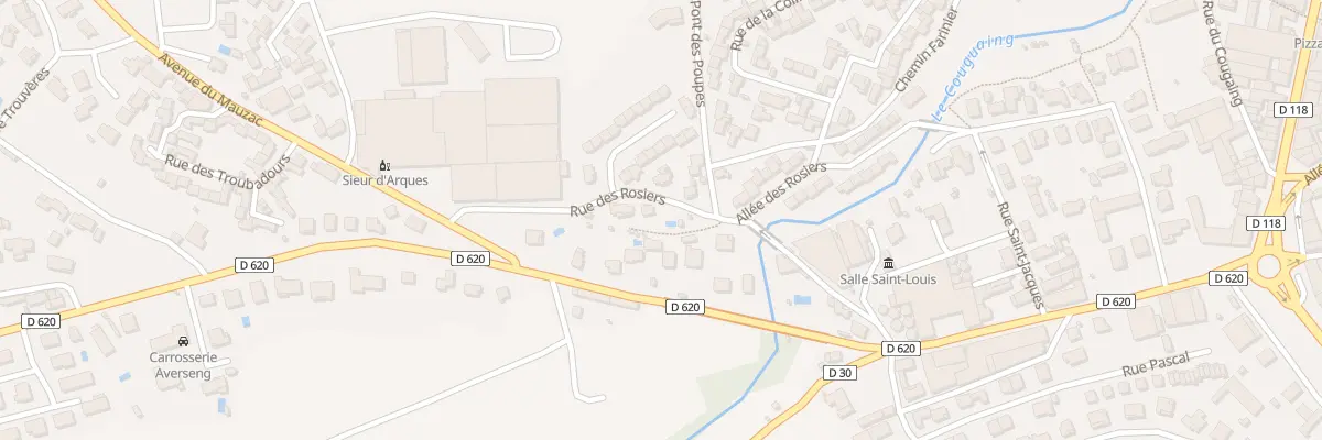 Plan du 4 Rue des Rosiers à Limoux