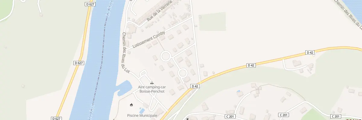 Plan du 2 Lot Comby à Boisse-Penchot