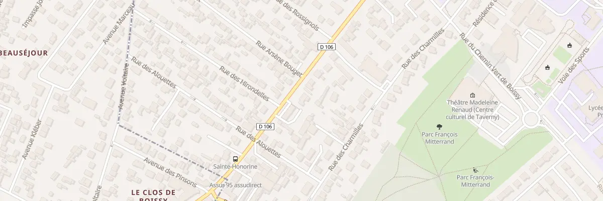 Plan du 197 Rue d’Herblay à Taverny
