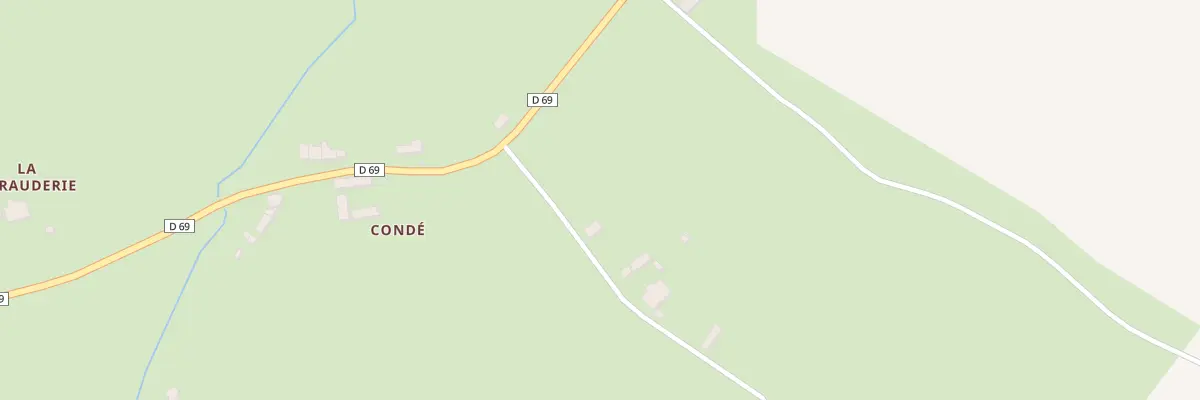 Plan du 152 La Chaume à La Celle-Condé