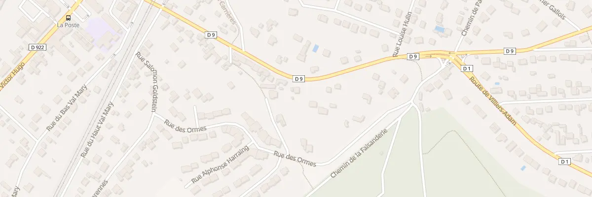 Plan du 46 Rue de l’Abbaye du Val à Mériel
