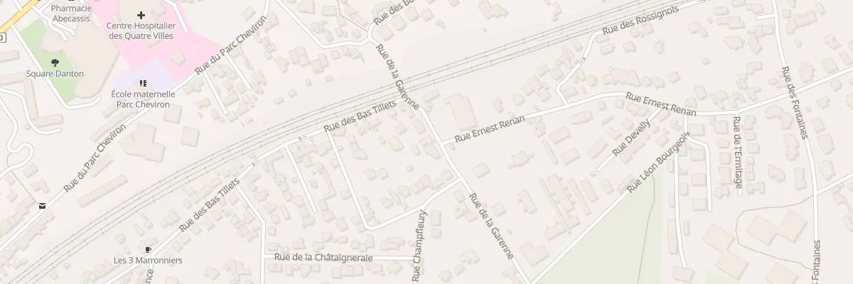 Plan du 30 Rue de la Garenne à Sèvres