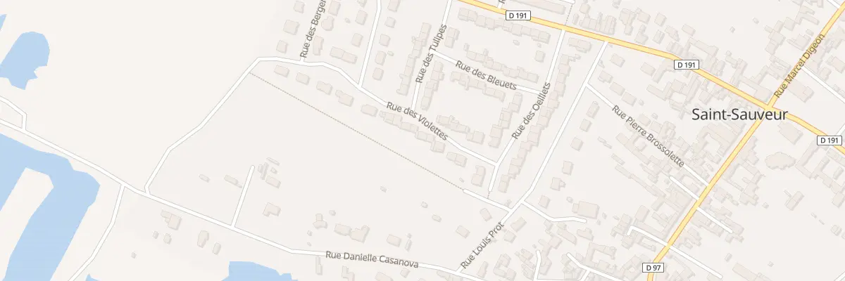 Plan du 511 Rue des Violettes à Saint-Sauveur