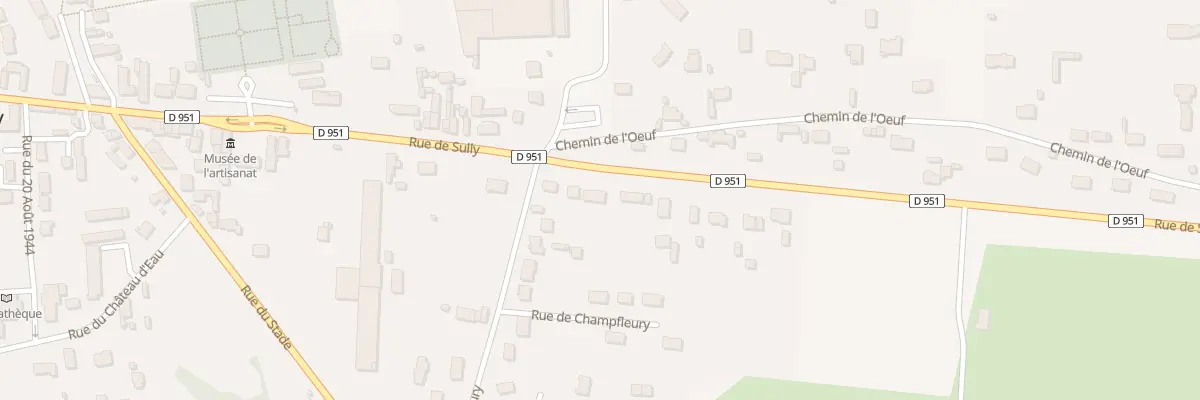 Plan du 82 Rue de Sully à Tigy