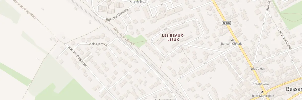 Plan du 23 Res les Beaux Lieux à Bessancourt