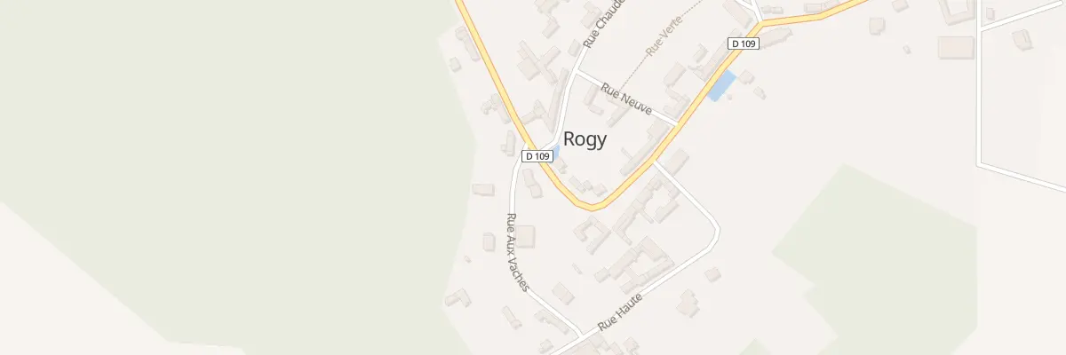 Plan du 1 Rue aux Vaches à Rogy
