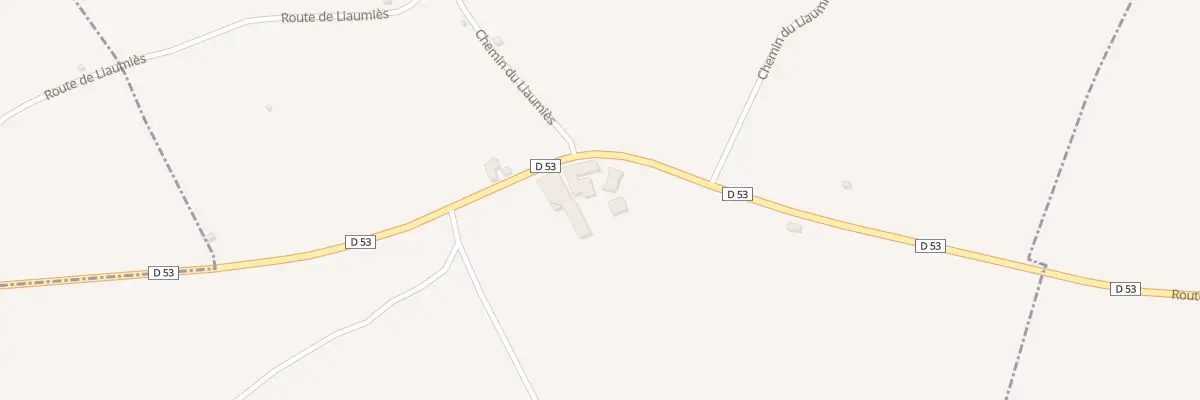Plan du 5253 Le Couderc à Mirandol-Bourgnounac