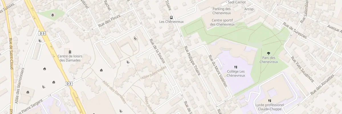 Plan du 61 Rue de la Source à Nanterre