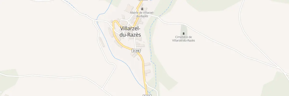 Plan du 37 Le Village à Villarzel-du-Razès