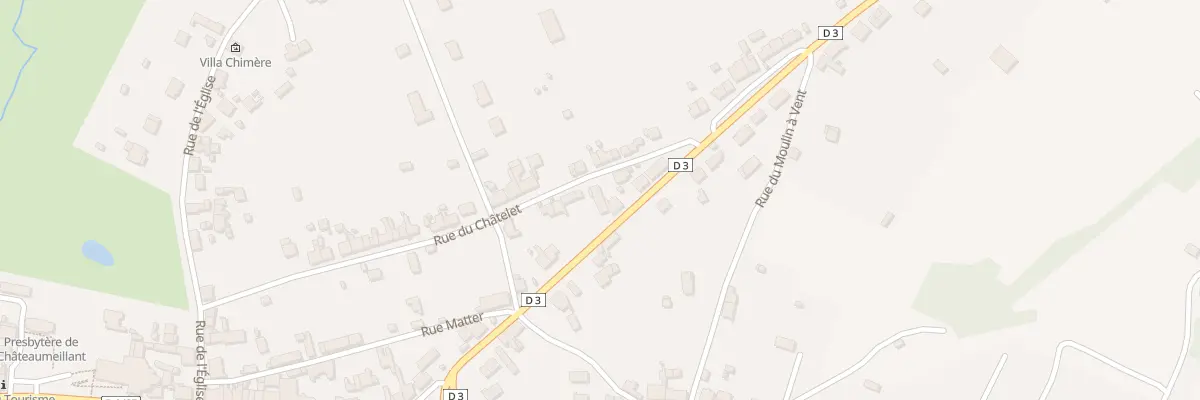 Plan du 23 Rte du Châtelet à Châteaumeillant