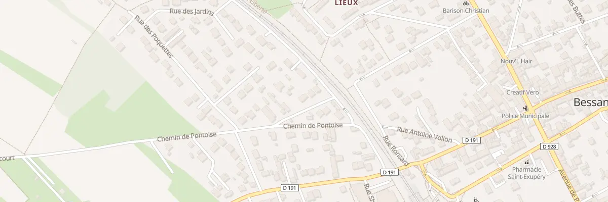 Plan du 6 Rue de la Pointe à Bessancourt
