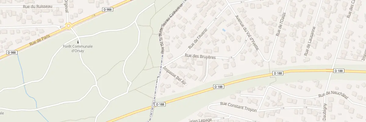 Plan du 4 Rue de l’Avenir à Villebon-sur-Yvette