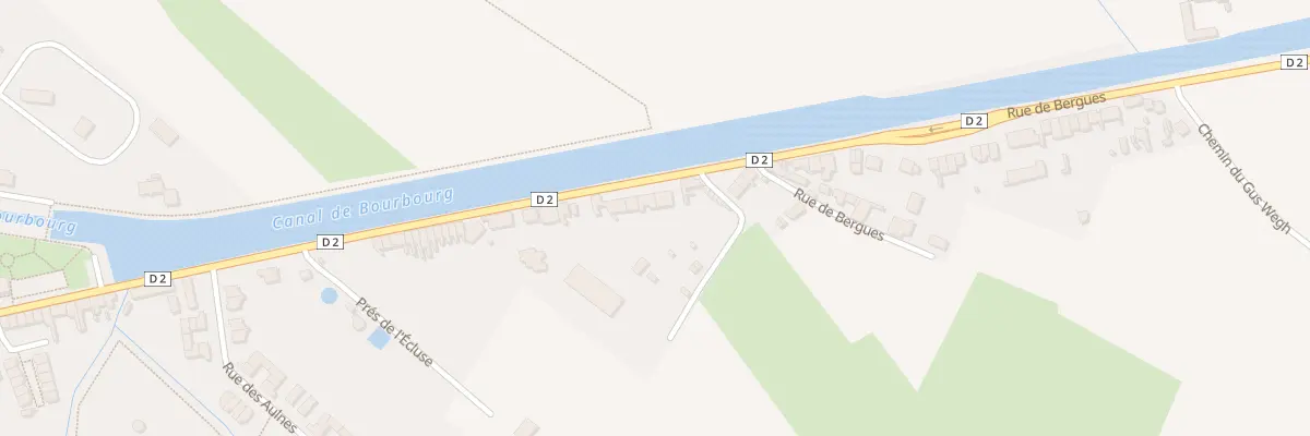 Plan du 114 Rue de Bergues à Bourbourg