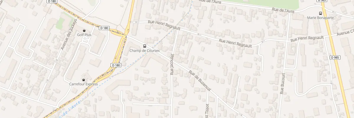 Plan du 84 Rue de Buzenval à Saint-Cloud