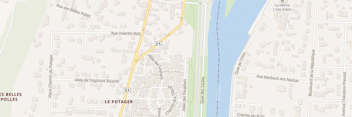 Plan du 82 Che des Chenes à Parmain