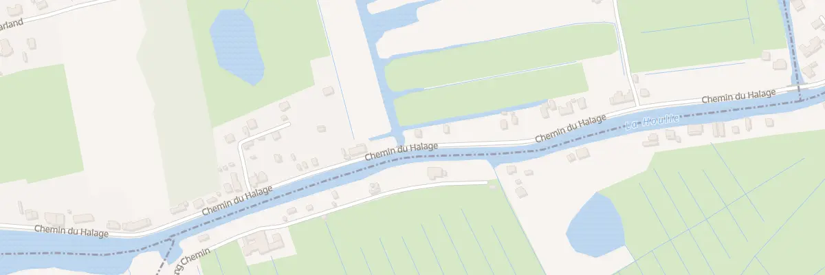 Plan du 32B Che du Halage à Houlle
