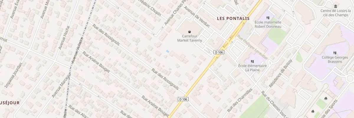 Plan du 190B Rue d’Herblay à Taverny