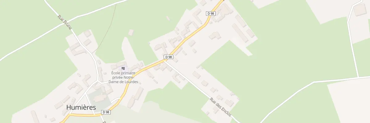 Plan du 12 Rue de l’Eglise à Humières