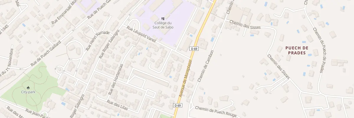 Plan du 22 Rue Léopold Vareil à Saint-Juéry