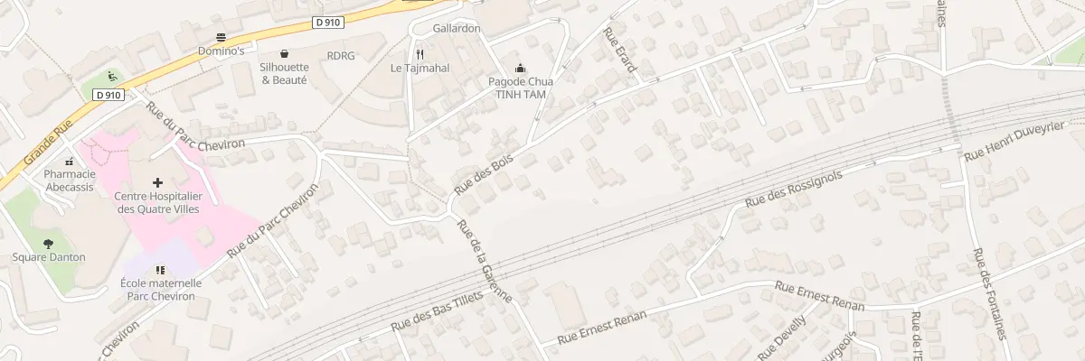 Plan du 43 Rue des Pommerets à Sèvres