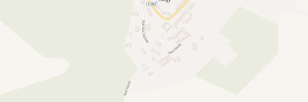 Plan du 8 Rue Haute à Rogy