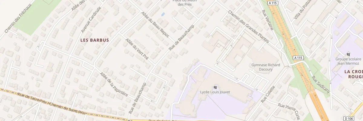 Plan du 157 Rue de Beauchamp à Taverny