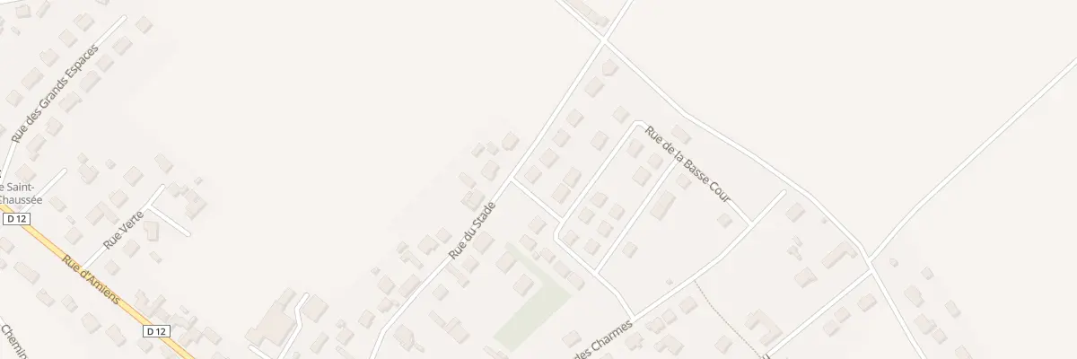 Plan du 14 Rue du Stade à Saint-Vaast-en-Chaussée