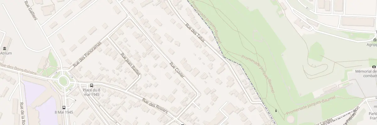 Plan du 33B Rue Cuvier à Rueil-Malmaison