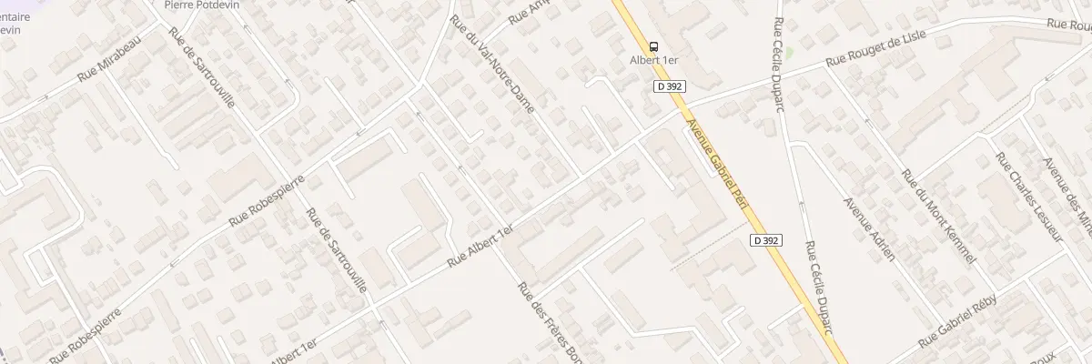 Plan du 20B Rue Albert 1er à Bezons