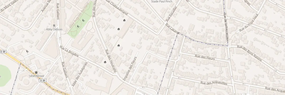 Plan du 86 Rue Chateaubriand à Rueil-Malmaison